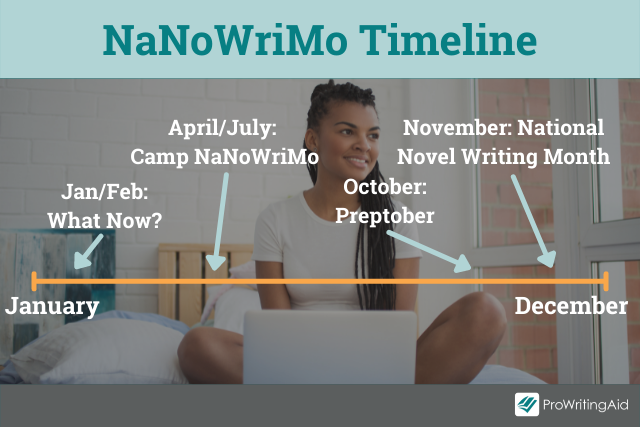 The NaNoWriMo Timeline