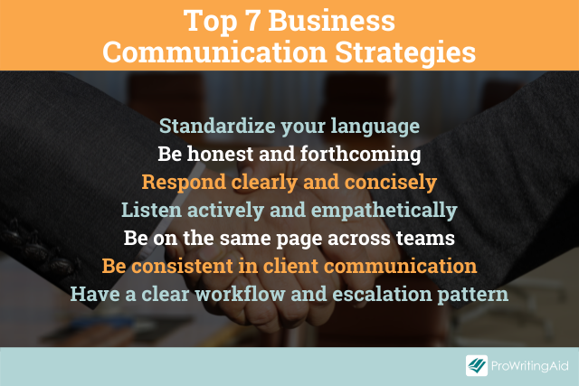 top 7 business communication strategies