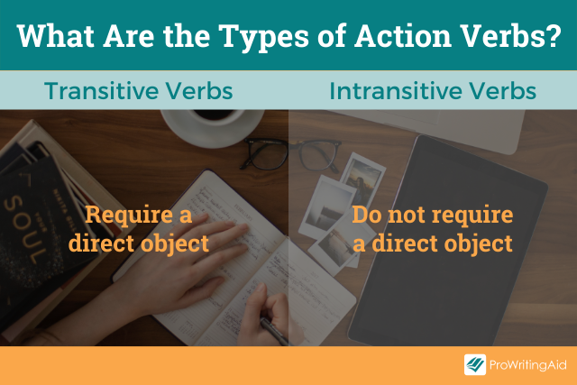 Types of action verbs