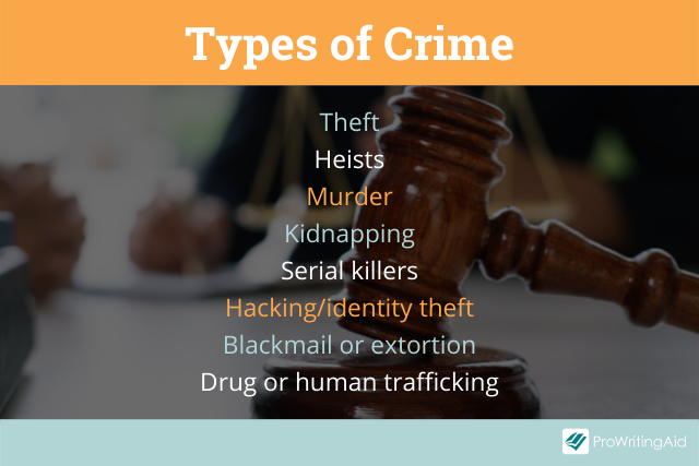 Types of crime novels