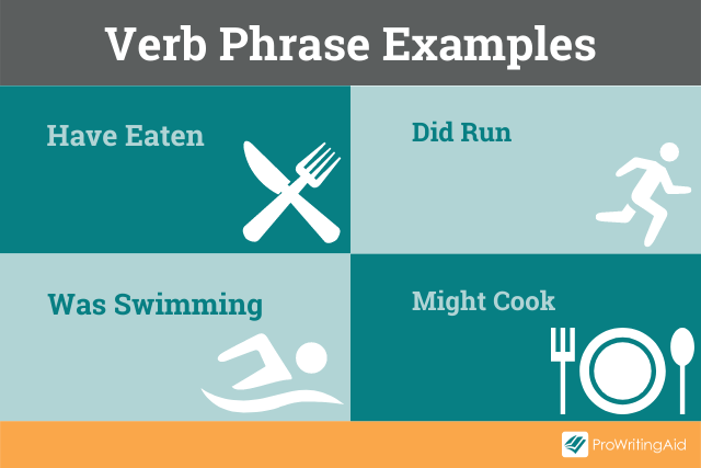 Examples of verb phrases