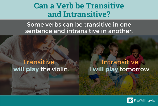 Verbs that are transitive and intransitive
