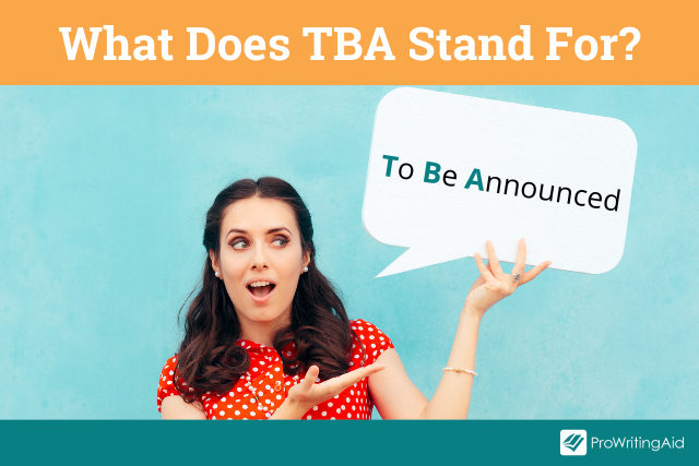 What TBA stands for