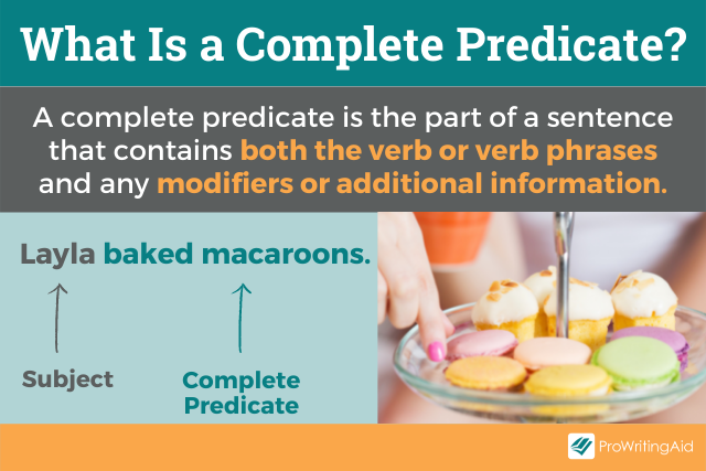 What is a complete predicate