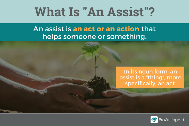 What is an assist?