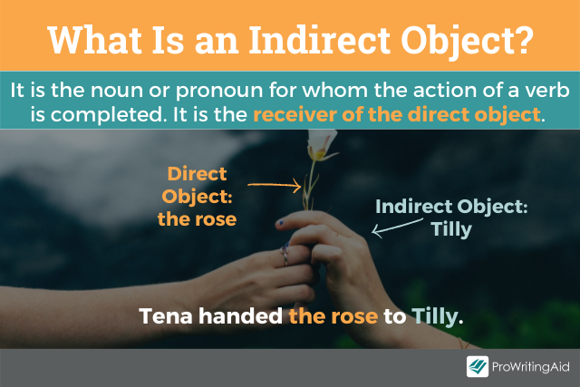 Indirect Object Definition And Meaning with Examples 