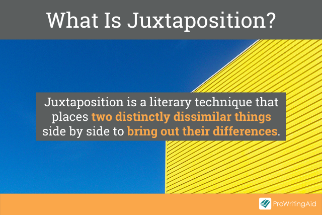 how to make juxtaposition essay