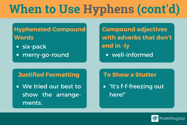 Example Of Hyphenated Compound Words