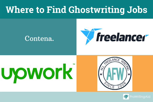 Where to find ghostwriting jobs