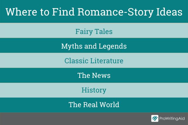Where to find romance story ideas