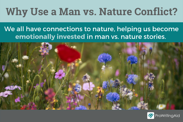 example of man vs nature conflict in literature