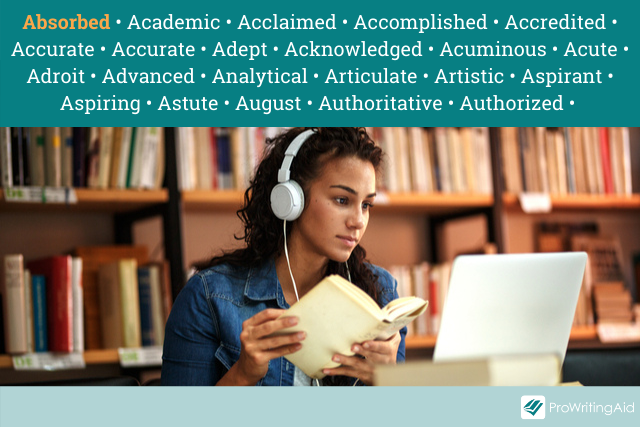 academic adjectives list