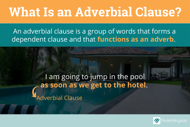 What is an adverbial clause?