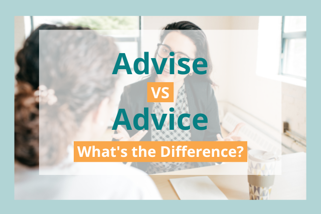 advise vs advice