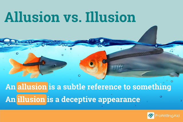 How to use allusion and illusion