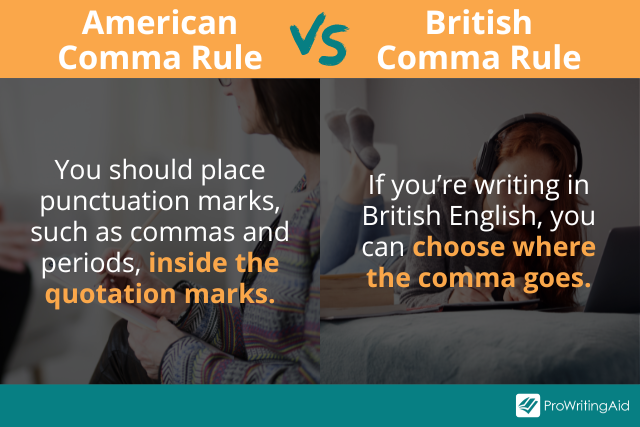 Comma Before Or After Quotation Marks Examples