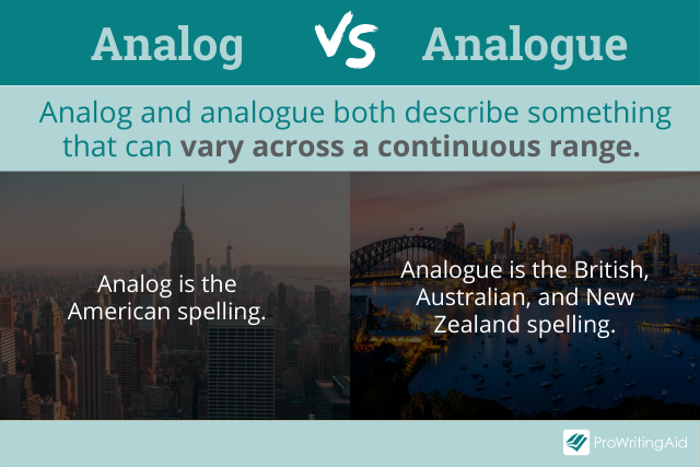 What Does Analogue Mean In Computer Science