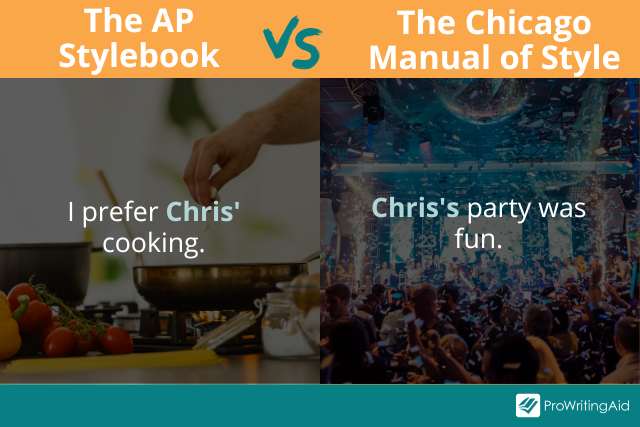 AP Stylebook vs Chicago manual on Chris's