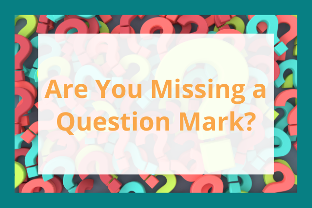 are you missing a question mark?