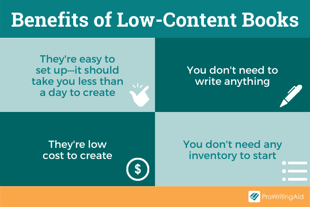Benefits of low content books