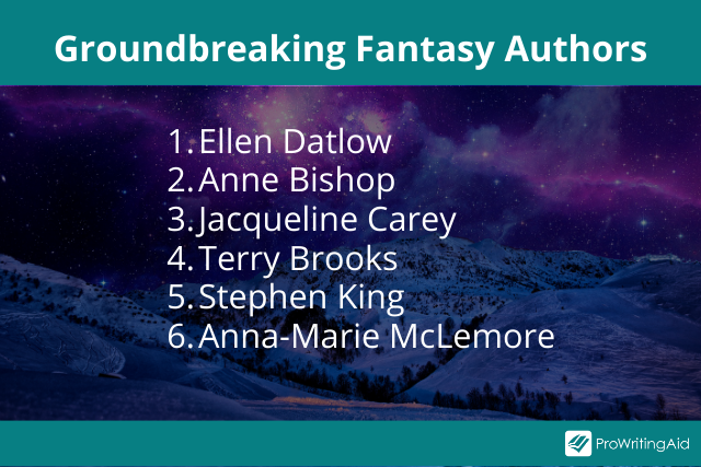 groundbreaking fantasy authors
