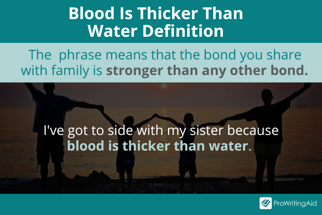 blood is thicker than water definition
