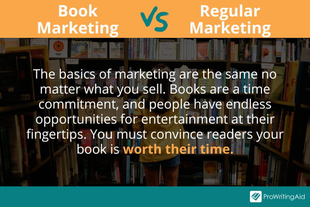 book marketing vs regular marketing