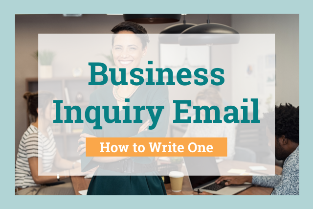 Writing a business enquiry email