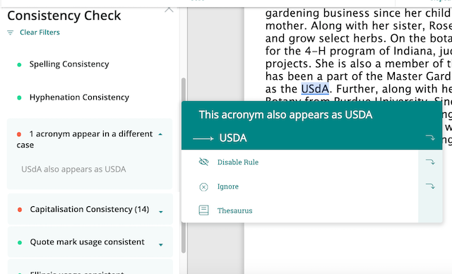 prowritingaid consistency checker for business