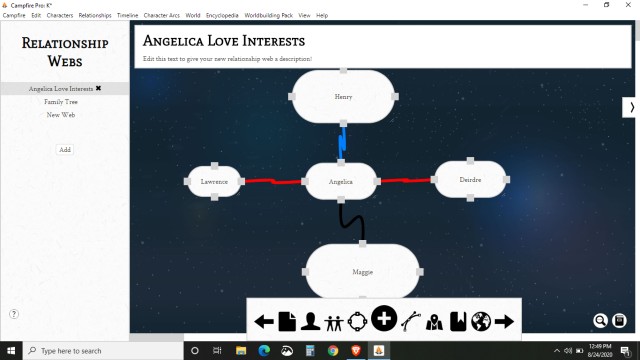 campfire relationship web