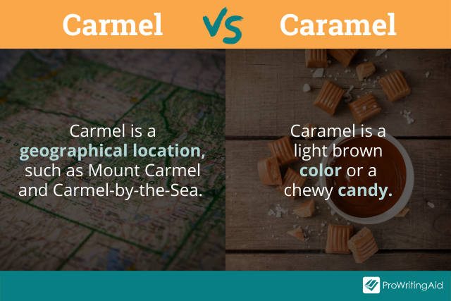 Carmel Vs Caramel What S The Difference   Carmel Vs Caramel Definitions 