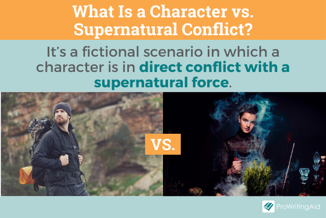 man vs supernatural conflict