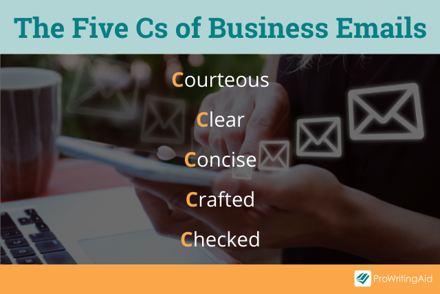 The 5cs of a business email