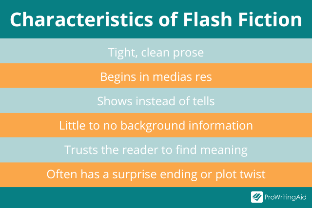 characteristics of flash fiction