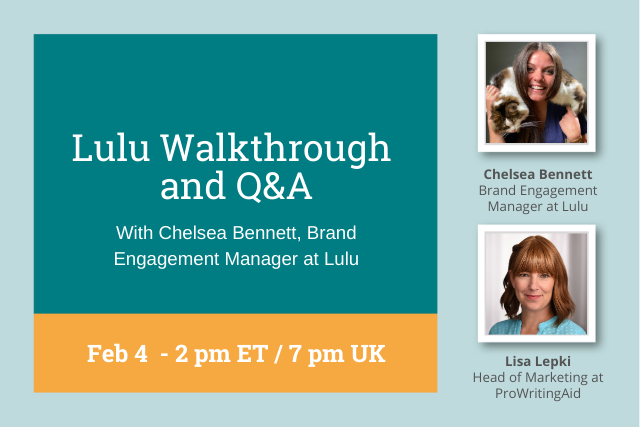 ProWritingAid Webinar Replay: Lulu Walkthrough