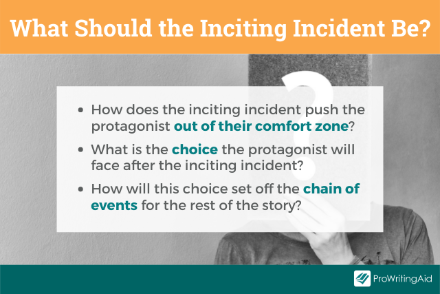 What should the inciting incident be?