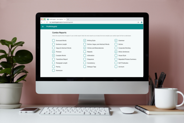 ProWritingAid House Style or Combo Check