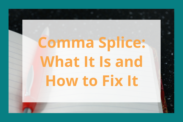 comma splice examples