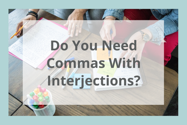 comma with interjections
