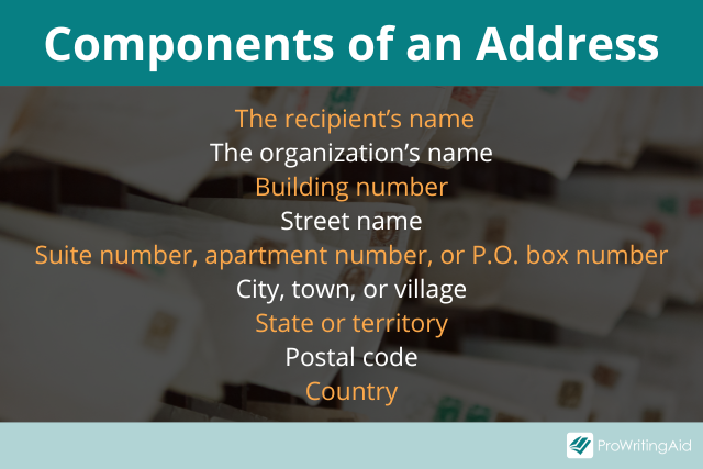 How To Write 2nd Floor In Address English Viewfloor Co   Components Of An Address 