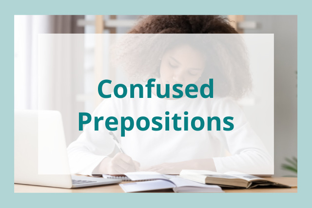 confused prepositions