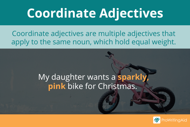 coordinate adjectives definition
