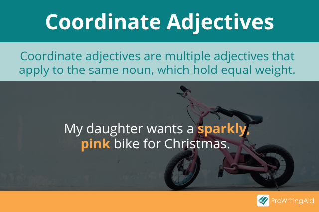 Coordinate Adjectives Examples List