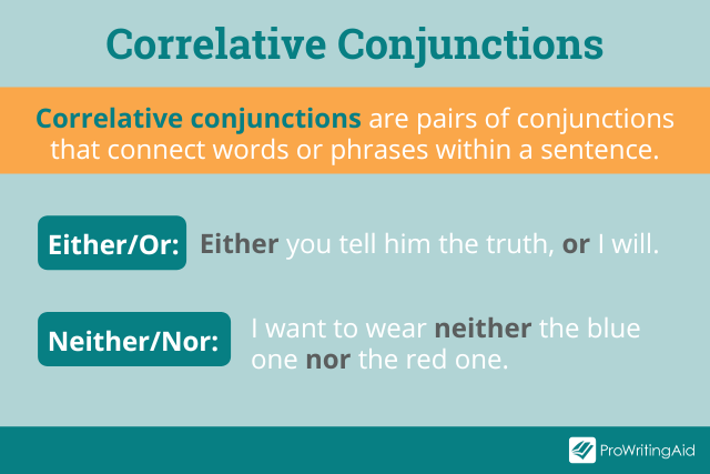 Correlative conjunctions definition