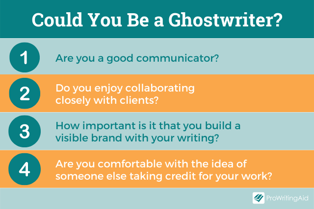 Could you be a ghostwriter?
