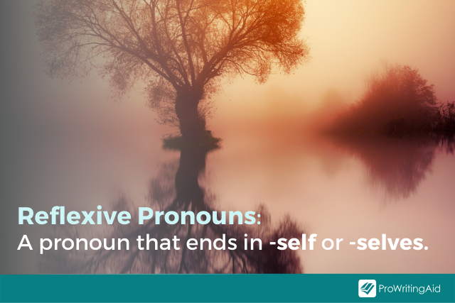 Image showing definition of reflexive pronouns