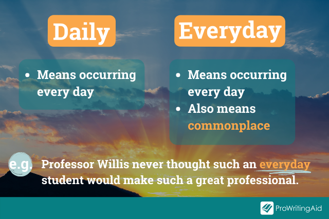 Everyday vs Every Day: When to Use Everyday or Every Day (with Useful  Examples) - ESLBUZZ