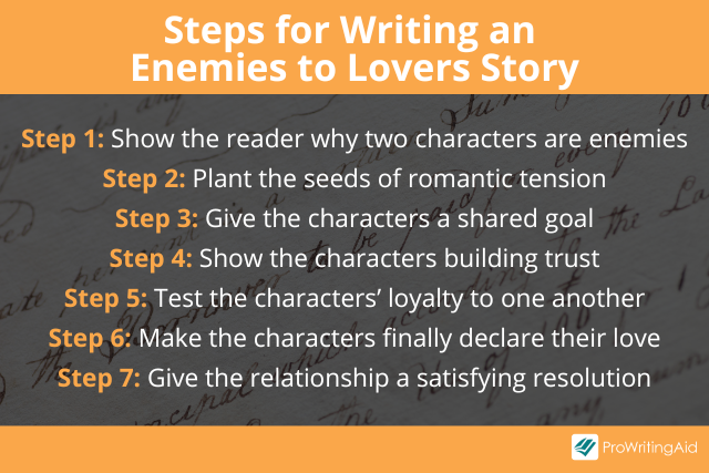 how to write an enemies to lovers story