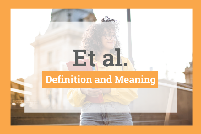 Et al. meaning article