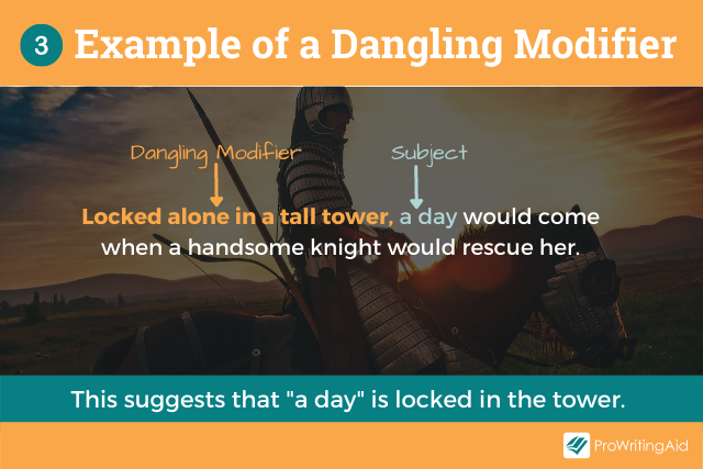 what is a dangling modifier example